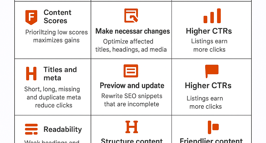 Site-First SEO key uses infographic